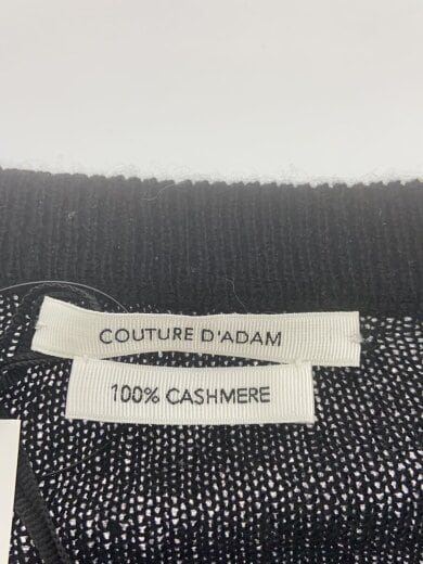 商品画像：ニット・セーター(厚手)/40/カシミア/BLK/ボーダー/25AW-087 3