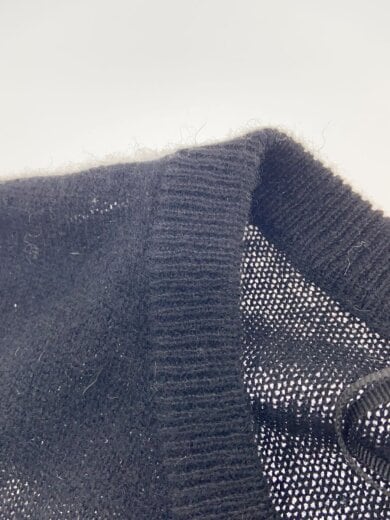 商品画像：ニット・セーター(厚手)/40/カシミア/BLK/ボーダー/25AW-087 5