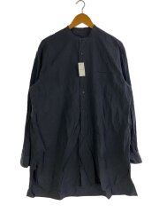 22AW/バンドカラーシャツ/長袖シャツ/3/コットン/NVY/W03-02002