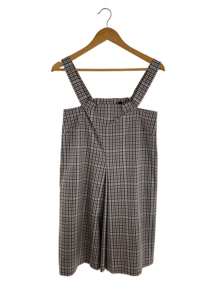 BALENCIAGA / ノースリーブワンピース/38/--/GRY/チェック/up57 2016 01820
