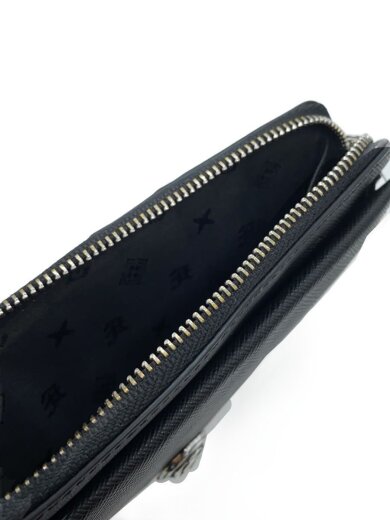 商品画像：フラグメントケースウォレット/BLK/メンズ/ACW0025/薔薇スナップ/剣ファスナー 4