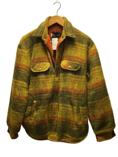 商品画像：ジャケット/60s/スナップ/M/ウール/YLW/チェック 1