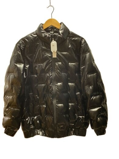 商品画像：ダウンジャケット/M/総柄グースダウン/BLK/無地/tcb0365 1