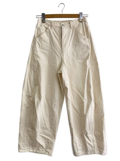 商品画像：ペアーパンツ/カーブワイドパンツ/2/コットン/WHT/8254P-002 1