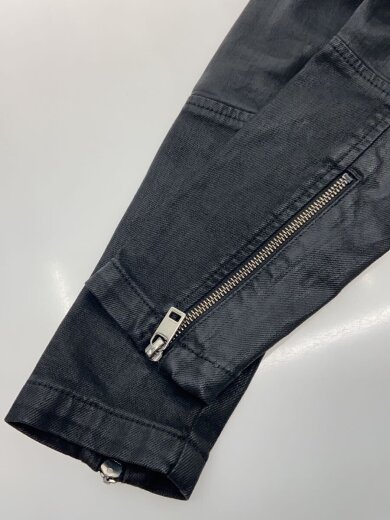 商品画像：レザージャケット・ブルゾン/XS/コットン/BLK/無地/KERBIZ-NE// 6