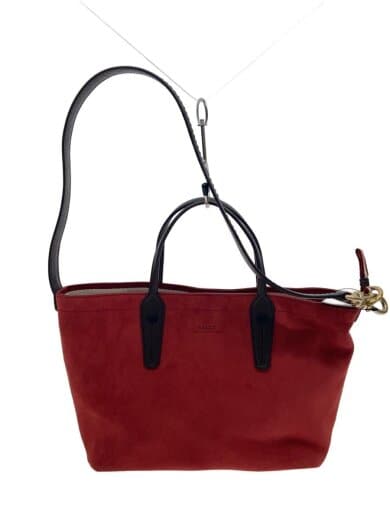 商品画像：ショルダーバッグ/スウェード/RED 1
