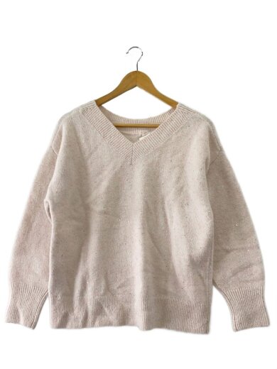 商品画像：ニット・セーター(厚手)/モヘアラメスパンコール2WAYニット/38/ナイロン/PNK/4-00030-6-0 1