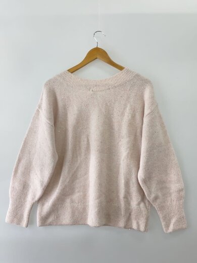 商品画像：ニット・セーター(厚手)/モヘアラメスパンコール2WAYニット/38/ナイロン/PNK/4-00030-6-0 2