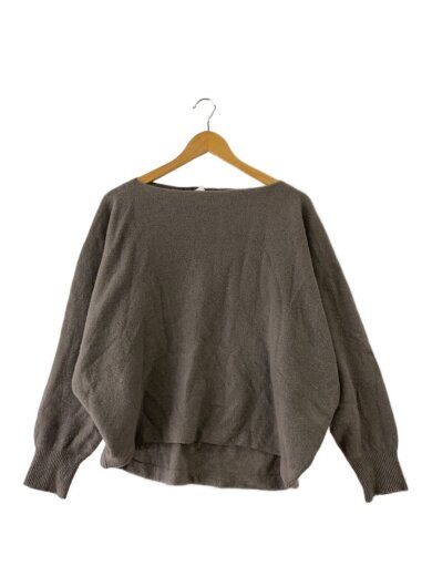 商品画像：ニット・セーター(厚手)/グレージュ/ウール/BRW/無地/25-080-240-8002-4-0 1