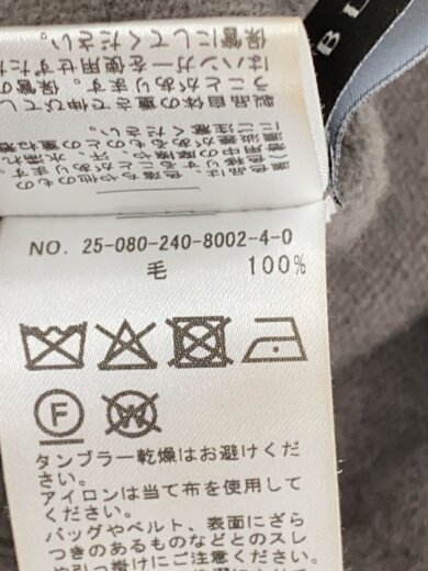 商品画像：ニット・セーター(厚手)/グレージュ/ウール/BRW/無地/25-080-240-8002-4-0 4