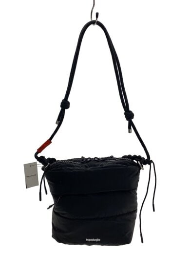 商品画像：ショルダーバッグ/ハンドバック/ダウン生地/2way/ナイロン/BLK 1