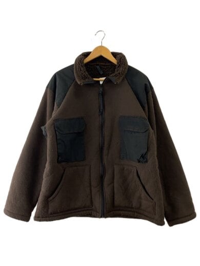 商品画像：フリースジャケット/90s/パイルフリースベアジャケ/XL/--/BRW/無地/8415-01-228-13 1