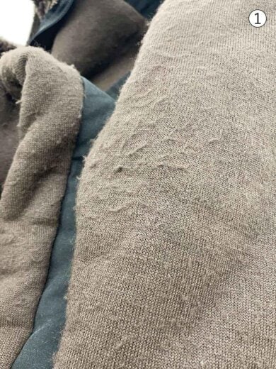 商品画像：フリースジャケット/90s/パイルフリースベアジャケ/XL/--/BRW/無地/8415-01-228-13 6