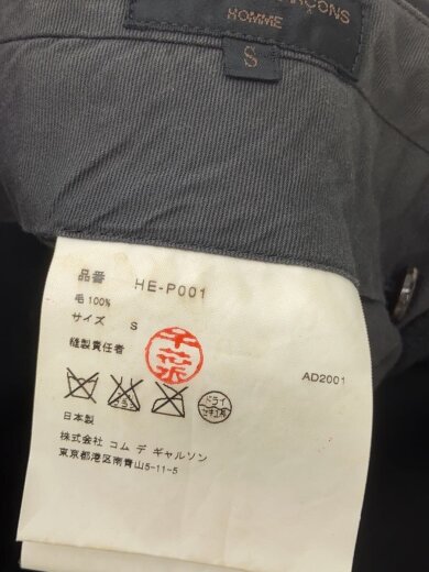 商品画像：00s/アーカイブ/ボトム/S/ウール/BLK/無地/HE-P001 5