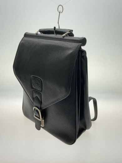 商品画像：リュック/レザー/BLK/無地 2
