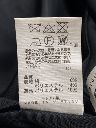 商品画像：ラップストールトレンチコート/1/ショート丈/BLK/無地/7079989 4