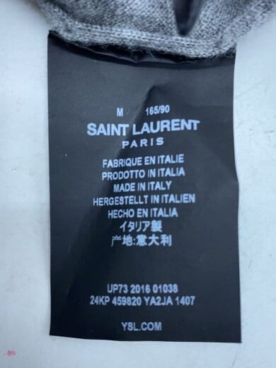 商品画像：ニット・セーター(薄手)/カレッジ/M/カシミア/GRY/up73 2016 01038 4