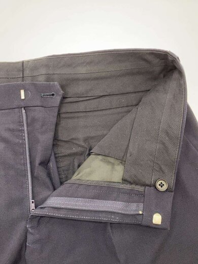 商品画像：T/Wハードポプリンタックパンツ/スラックスパンツ/3/ウール/NVY/20SCM-P28108 3