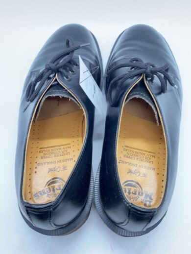 商品画像：3ホール/ドレスシューズ/UK7/BLK/レザー 3