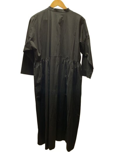 商品画像：7分袖ワンピース/--/レーヨン/BLK/無地/21-040-440-0300-4-0 2