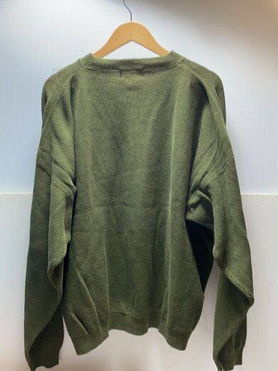 商品画像：90s/白タグ/ヘンリーネックニット・セーター(薄手)/XL/KHK 2