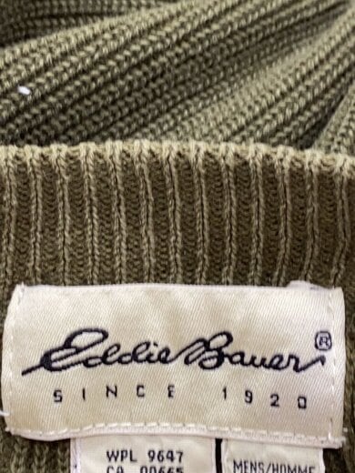 商品画像：90s/白タグ/ヘンリーネックニット・セーター(薄手)/XL/KHK 3