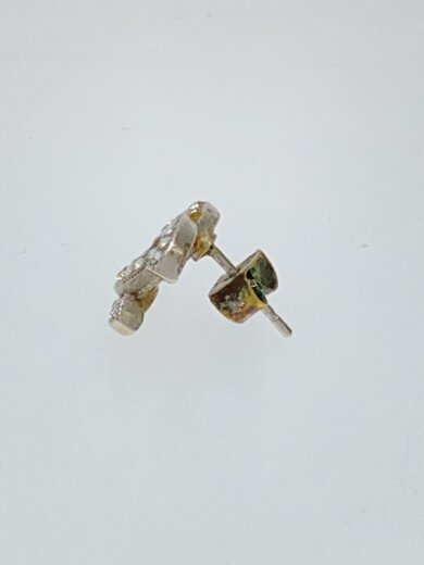 商品画像：ココマーク/ラインストーン/片耳のみ/ピアス/--/カラーストーン/SLV/レディース 2