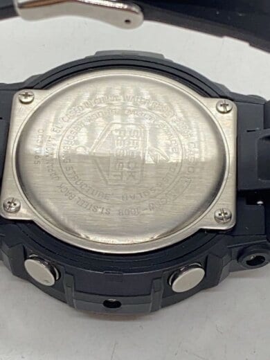 商品画像：ソーラー腕時計・G-SHOCK/デジアナ/ラバー/BLK/BLK/SS 3