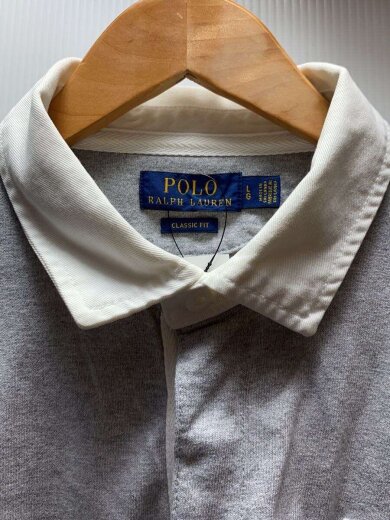 商品画像：ラガーシャツ/L/コットン/GRY/無地/710781168001 3