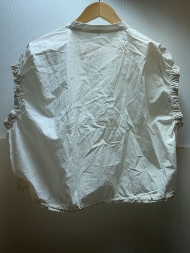 商品画像：ショートスナップベスト/FREE/WHT/ts-80242028/ノースリーブ 2