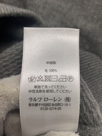 商品画像：フーディニット/ニット・セーター(厚手)/M/ウール/GRY/無地 4