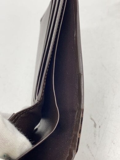 商品画像：ボックスカーフ/2つ折り財布/レザー/BRW/無地/メンズ 5