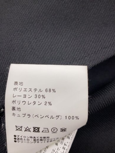 商品画像：サージノーカラーコート/ジャケット/2/ポリエステル/BLK/409654005// 4
