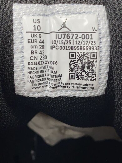 商品画像：JORDAN BRAND AIR JORDAN 1 MID BLACK/29cm/GRY/PVC/IU7672-001// 5