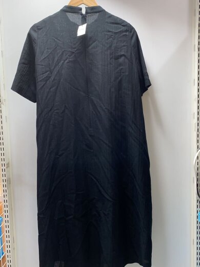 商品画像：半袖ワンピース/38/コットン/BLK/無地/b5532fop039// 2