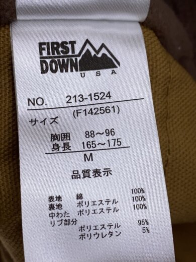 商品画像：FIRST DOWN DUCK HOODED JKT/M/内側フリース/ダックジャケット/213-1524// 4