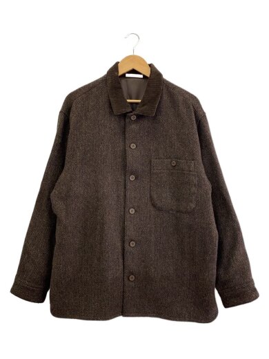 商品画像：SYDNEY H SHAW/オーバーサイズジャケット/L/ウール/BRW/ヘリンボーン/d0414fjm35a// 1