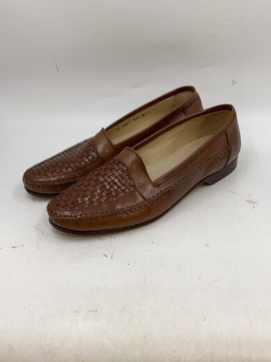 商品画像：編み込み/ローファー/UK10.5/BRW/レザー// 2