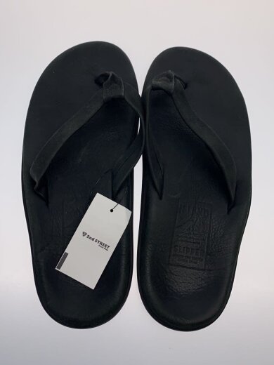 商品画像：サンダル/US8/BLK/レザー 3