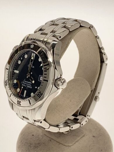 商品画像：クォーツ腕時計/アナログ/ステンレス/BLK/SLV 2