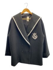 コート/--/--/BLK/無地/セーラージャケット/セーラーコート