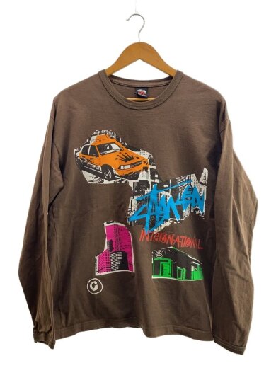 商品画像：長袖Tシャツ/M/コットン/BRW/プリント00s/メキシコ製 1