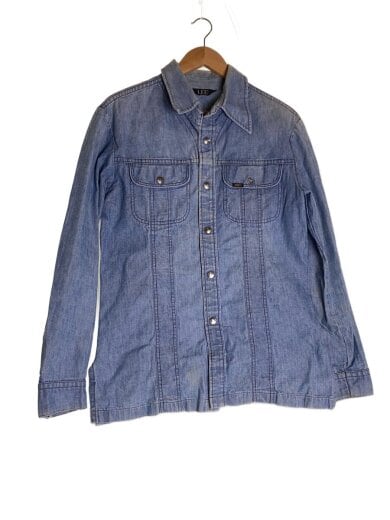 商品画像：長袖シャツ/--/コットン/IDG/無地/USA製 1