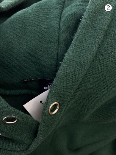 商品画像：パーカー/L/コットン/GRN/プリント 7