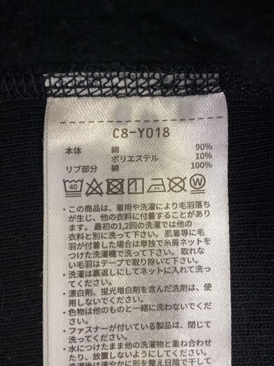 商品画像：スウェット/M/コットン/BLK/無地/C8-Y018 4