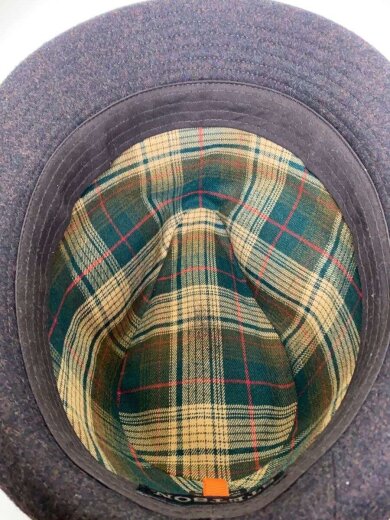 商品画像：中折れハット/--/ウール/BRW/無地/メンズ 4