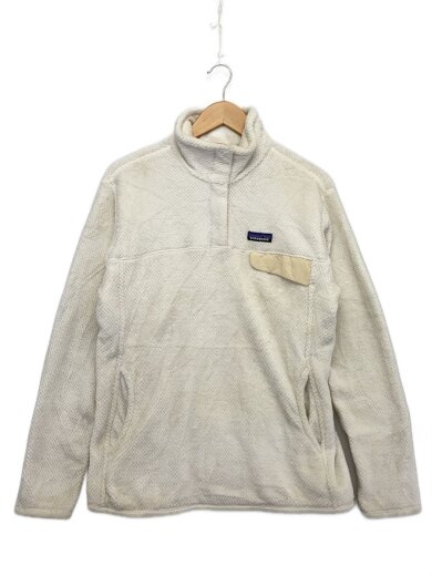 商品画像：フリースジャケット/XL/ポリエステル/WHT/無地/25442FA14スナップT 1