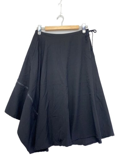 商品画像：スカート/1/コットン/BLK/無地/NV-S51-100 1