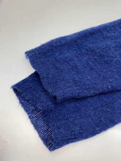 商品画像：22AW/Evening Polo Fuzzy Alpaca Royal Blue /50/ウール/M4223E 6