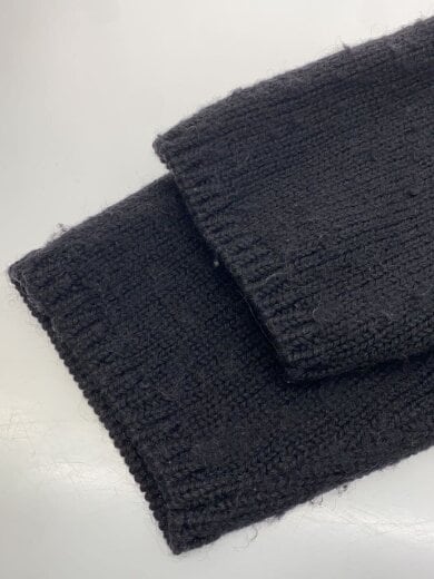 商品画像：22AW/ロゴインターシャニット/S/ウール/BLK/PJ-N011// 5